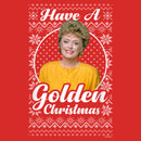 Women's The Golden Girls Ugly Christmas Blanche Portrait Racerback Tank Top