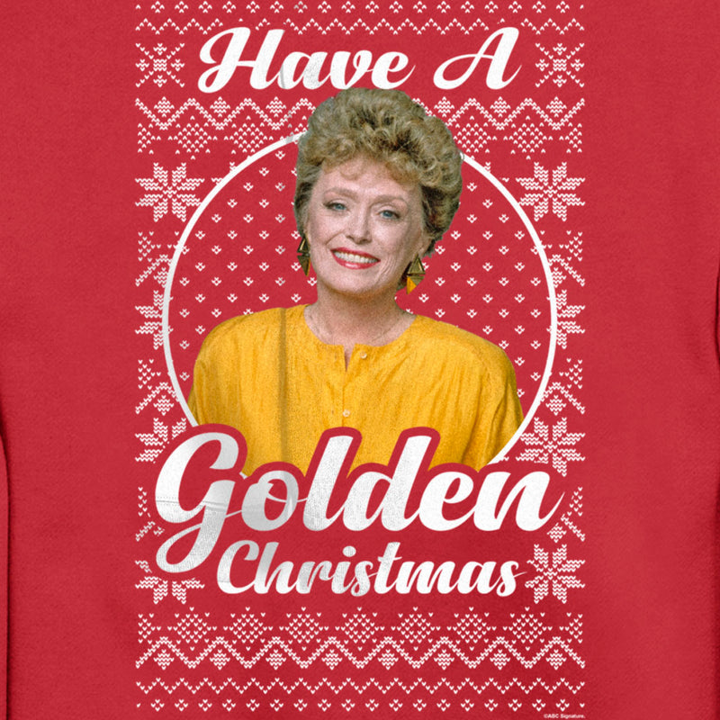 Men's The Golden Girls Ugly Christmas Blanche Portrait Sweatshirt