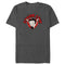 Men's Betty Boop Halloween Zombie Love Heart T-Shirt