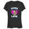 Junior's Betty Boop Halloween Green Zombie Love T-Shirt