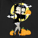 Junior's Betty Boop Halloween Pumpkins Cowl Neck Sweatshirt