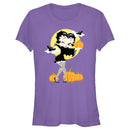 Junior's Betty Boop Halloween Pumpkins T-Shirt