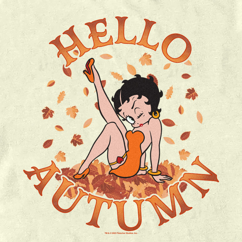 Men's Betty Boop Hello Autumn T-Shirt