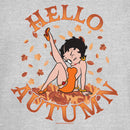 Junior's Betty Boop Hello Autumn T-Shirt