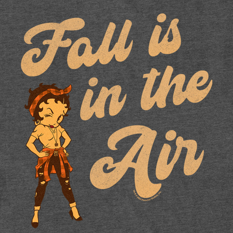 Men's Betty Boop Fall is in the Air T-Shirt