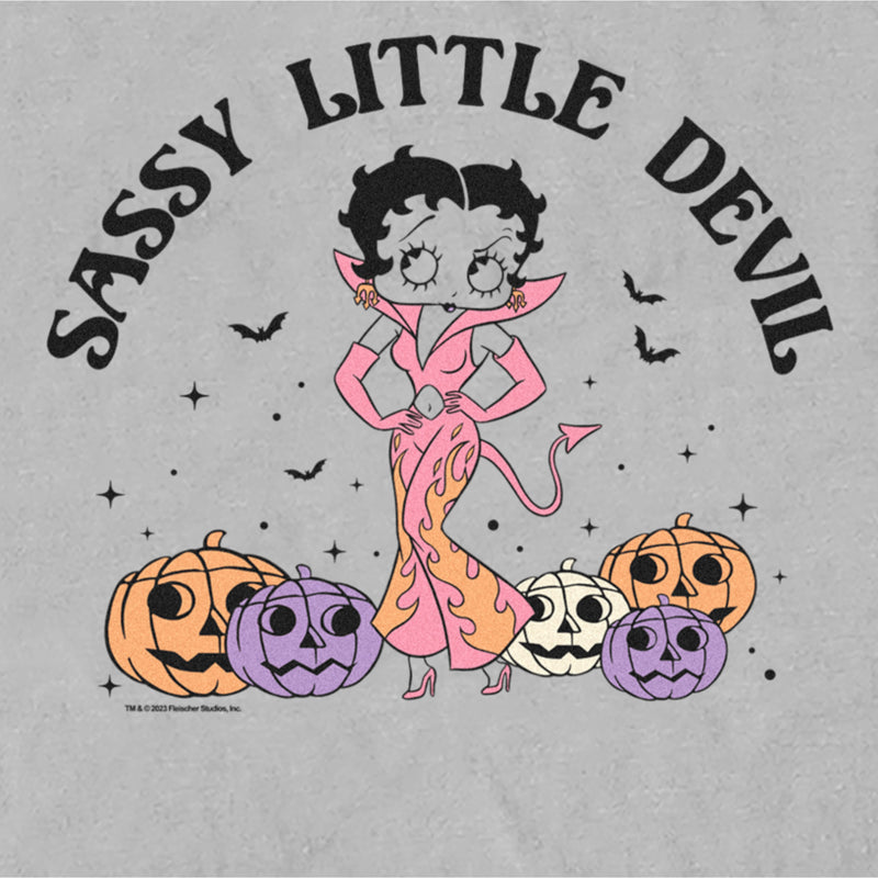 Men's Betty Boop Halloween Sassy Little Devil T-Shirt