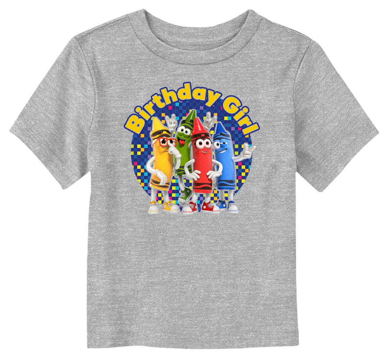 Toddler's Crayola Birthday Girl T-Shirt