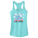 Junior's Crayola Spring into Action Racerback Tank Top