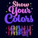 Men's Crayola Show Your Colors Crayons Lineup T-Shirt