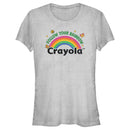 Junior's Crayola Follow Your Rainbow Logo T-Shirt