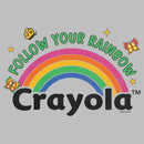 Junior's Crayola Follow Your Rainbow Logo T-Shirt