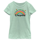 Girl's Crayola Follow Your Rainbow Logo T-Shirt