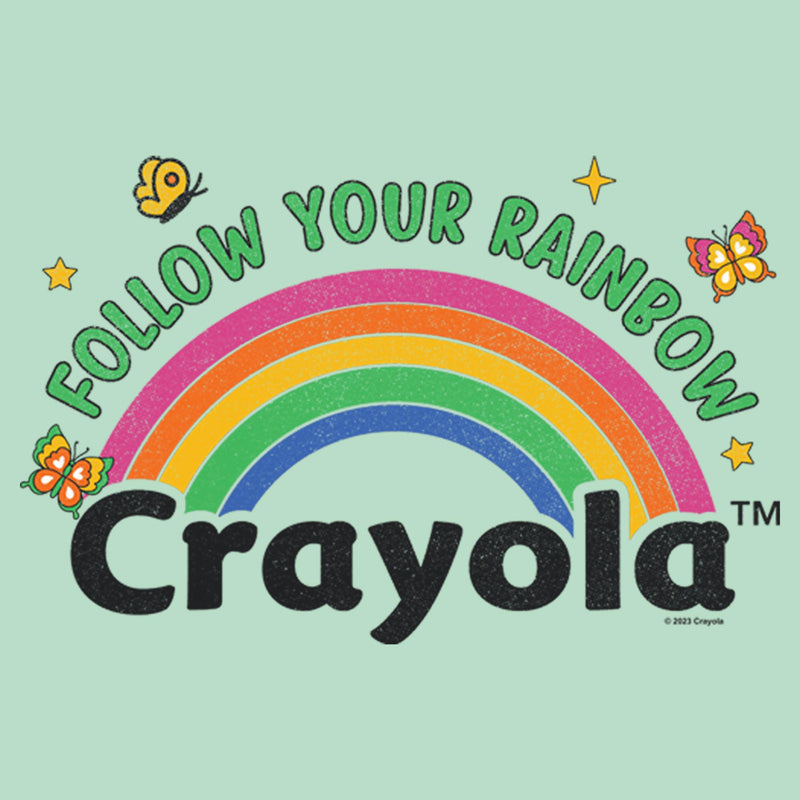 Girl's Crayola Follow Your Rainbow Logo T-Shirt