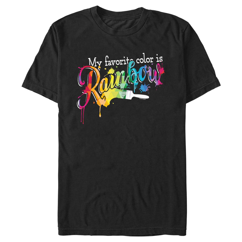 Men's Crayola My Favorite Color Is Rainbow T-Shirt