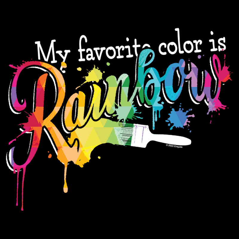 Men's Crayola My Favorite Color Is Rainbow T-Shirt