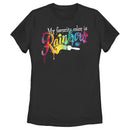 Women's Crayola My Favorite Color Is Rainbow T-Shirt