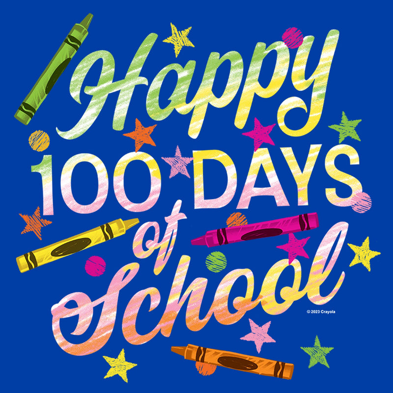 Men's Crayola Happy 100 Days of School T-Shirt