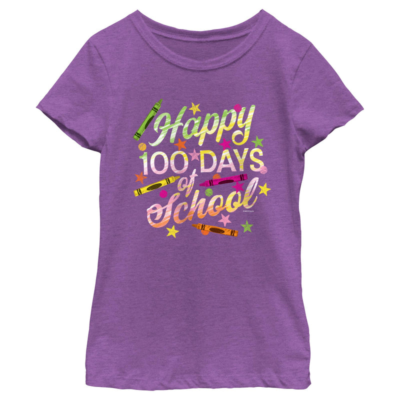 Girl's Crayola Happy 100 Days of School T-Shirt