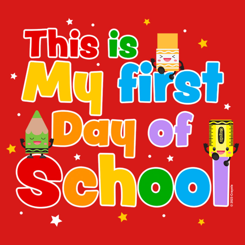 Girl's Crayola First Day of School T-Shirt