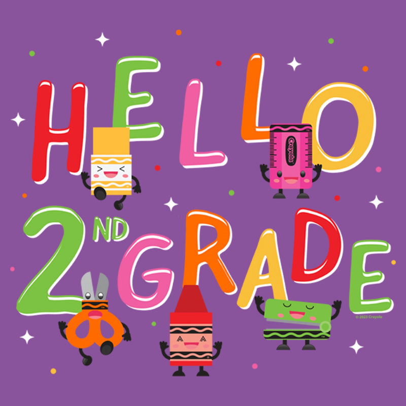 Girl's Crayola Hello 2nd Grade T-Shirt