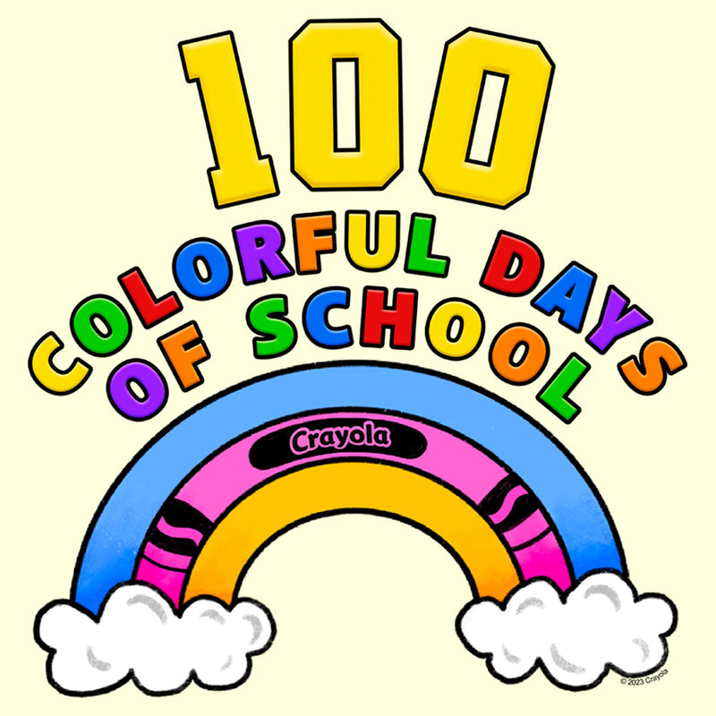 Men's Crayola 100 Colorful Days of School T-Shirt