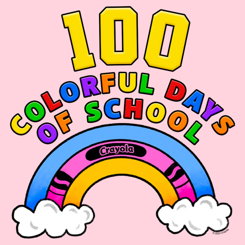 Junior's Crayola 100 Colorful Days of School T-Shirt