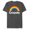 Men's Crayola Rainbow White Logo T-Shirt