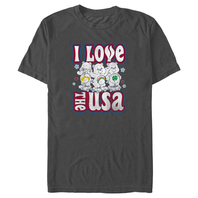 Men's Care Bears I Love the USA T-Shirt