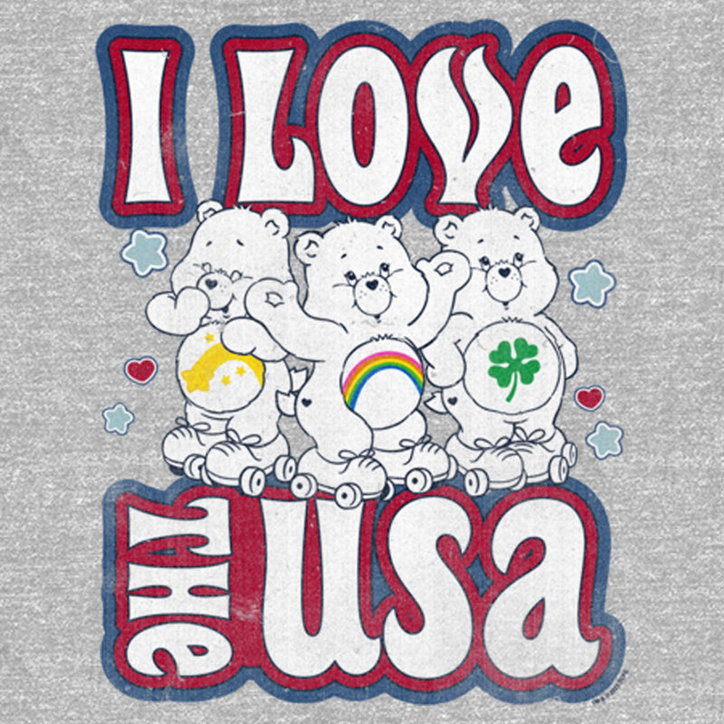 Men's Care Bears I Love the USA T-Shirt