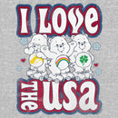 Women's Care Bears I Love the USA T-Shirt