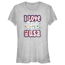 Junior's Care Bears I Love the USA T-Shirt