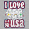 Boy's Care Bears I Love the USA T-Shirt