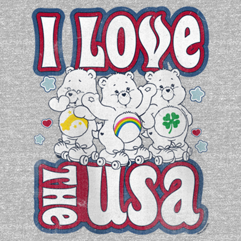 Girl's Care Bears I Love the USA T-Shirt