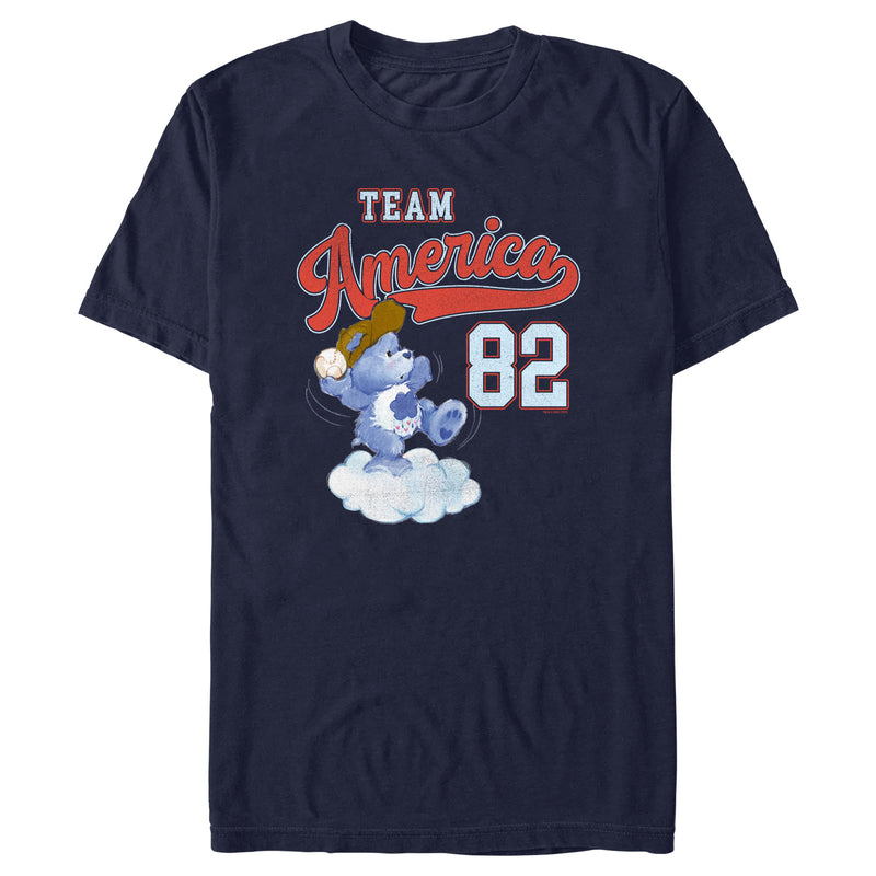 Men's Care Bears Grumpy Bear Team America 82 T-Shirt