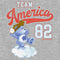 Toddler's Care Bears Team America Baseball Grumpy Bear T-Shirt