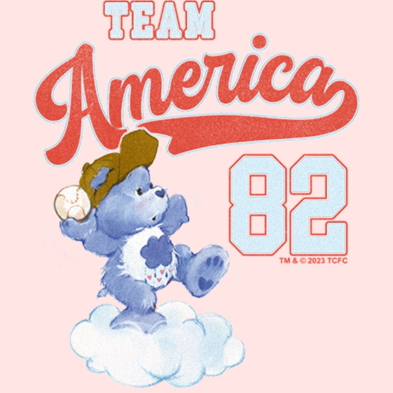 Toddler's Care Bears Team America Baseball Grumpy Bear T-Shirt