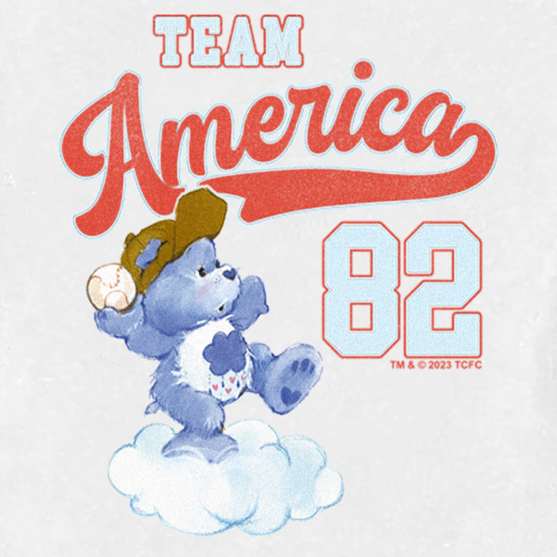 Toddler's Care Bears Team America Baseball Grumpy Bear T-Shirt