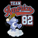Infant's Care Bears Team America 82 Grumpy Onesie