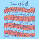 Men's Care Bears Team USA Flag T-Shirt