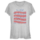 Junior's Care Bears Team USA Flag T-Shirt