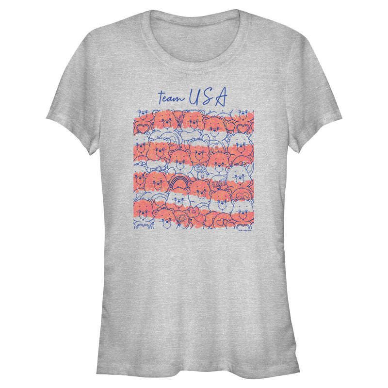 Junior's Care Bears Team USA Flag T-Shirt