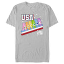 Men's Care Bears USA Crew Since 1776 T-Shirt