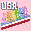 Girl's Care Bears USA Crew Since 1776 T-Shirt