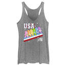 Women's Care Bears USA Crew Since 1776 Racerback Tank Top