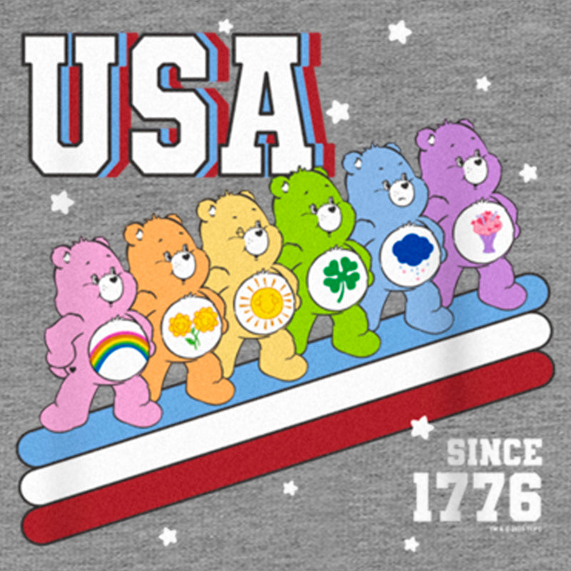 Women's Care Bears USA Crew Since 1776 Racerback Tank Top