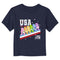 Toddler's Care Bears Fourth of July USA 1776 Rainbow T-Shirt