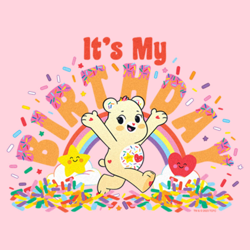 Junior's Care Bears Sweet Celebrations Bear It's My Birthday T-Shirt