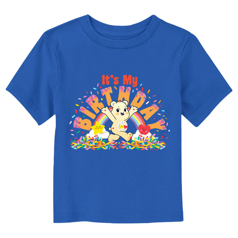 Toddler's Care Bears Sweet Celebrations Bear Birthday T-Shirt