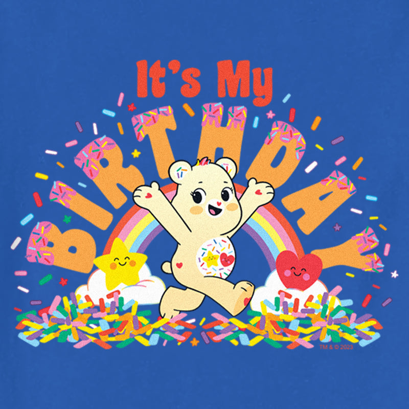 Toddler's Care Bears Sweet Celebrations Bear Birthday T-Shirt