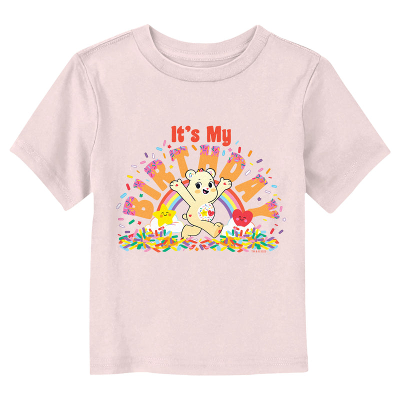 Toddler's Care Bears Sweet Celebrations Bear Birthday T-Shirt